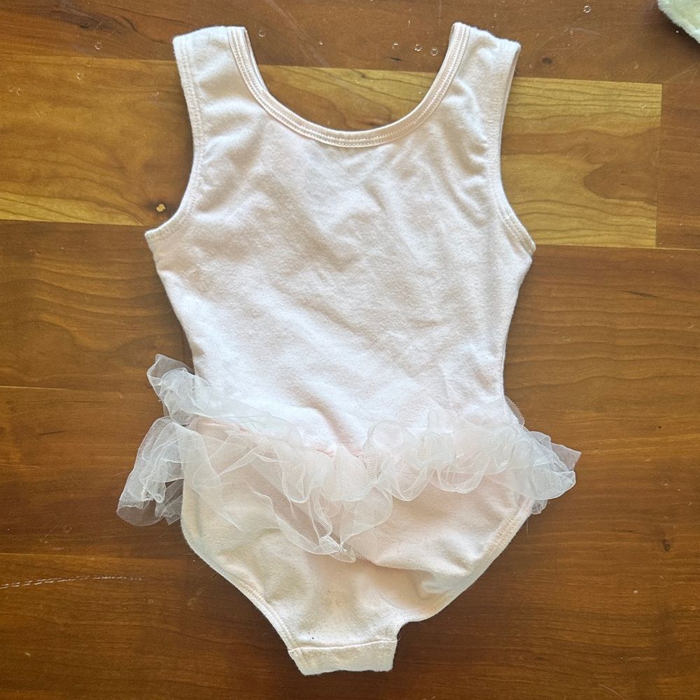 Pink Kids Dance Costume with Tutu